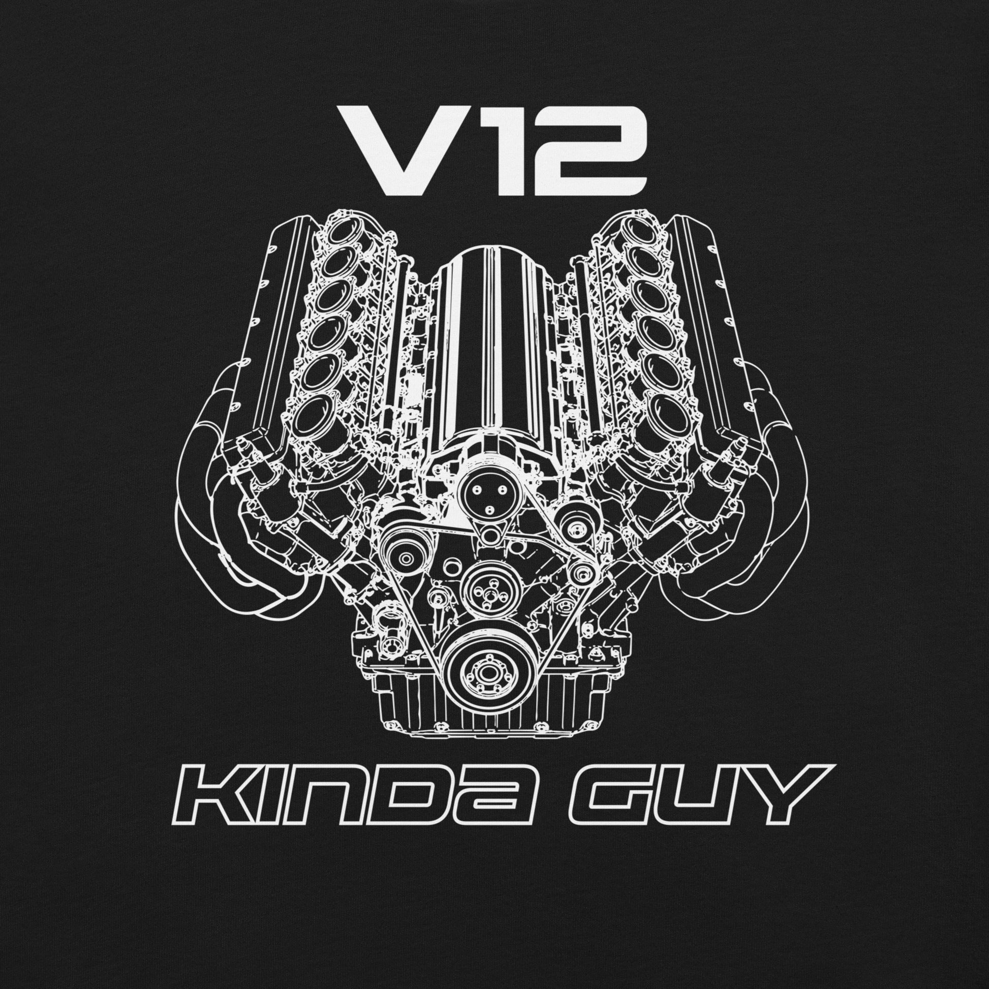 V12 Kinda Guy Tee — Marque automotive apparel