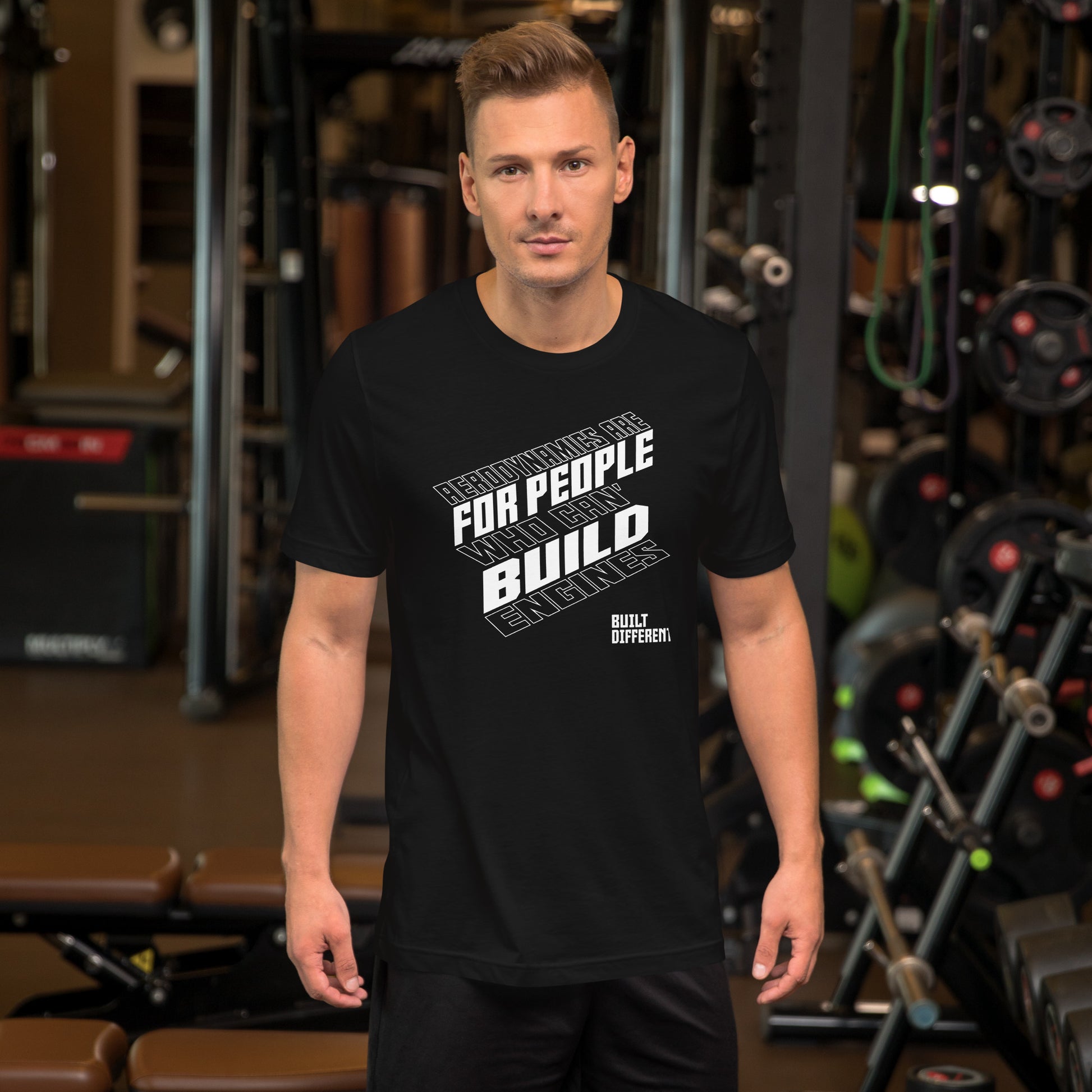 Engine Over Aero Tee — Marque automotive apparel