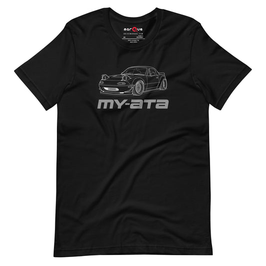 My-ATA Tee — It's Not Yours graphic t-shirt, Black front view — Marque automotive apparel