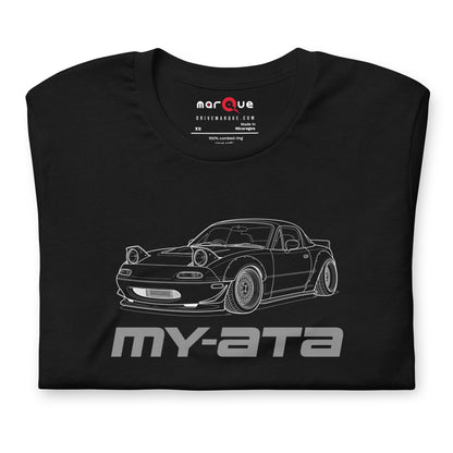 My-ATA Tee — It's Not Yours graphic t-shirt, Black front view (2) — Marque automotive apparel