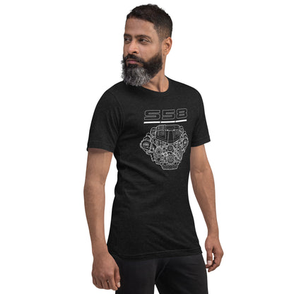 Engine Icons S58 graphic t-shirt — Marque
