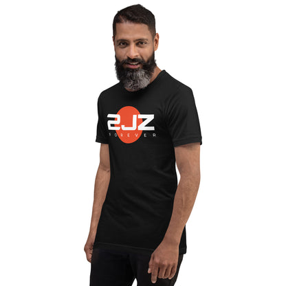 2JZ Forever Tee — Rising Sun graphic t-shirt, Black front view (3) — Marque automotive apparel