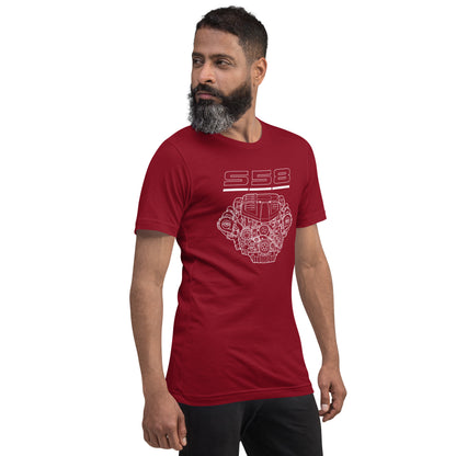 Engine Icons S58 graphic t-shirt — Marque