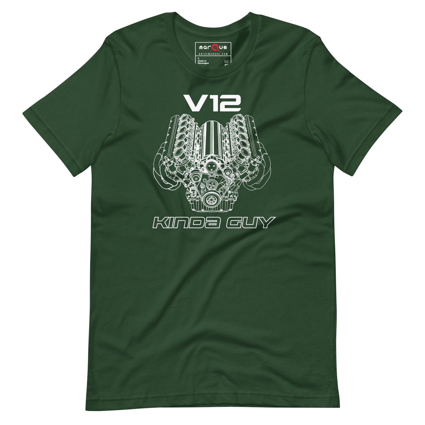 V12 Kinda Guy Tee — Marque automotive apparel