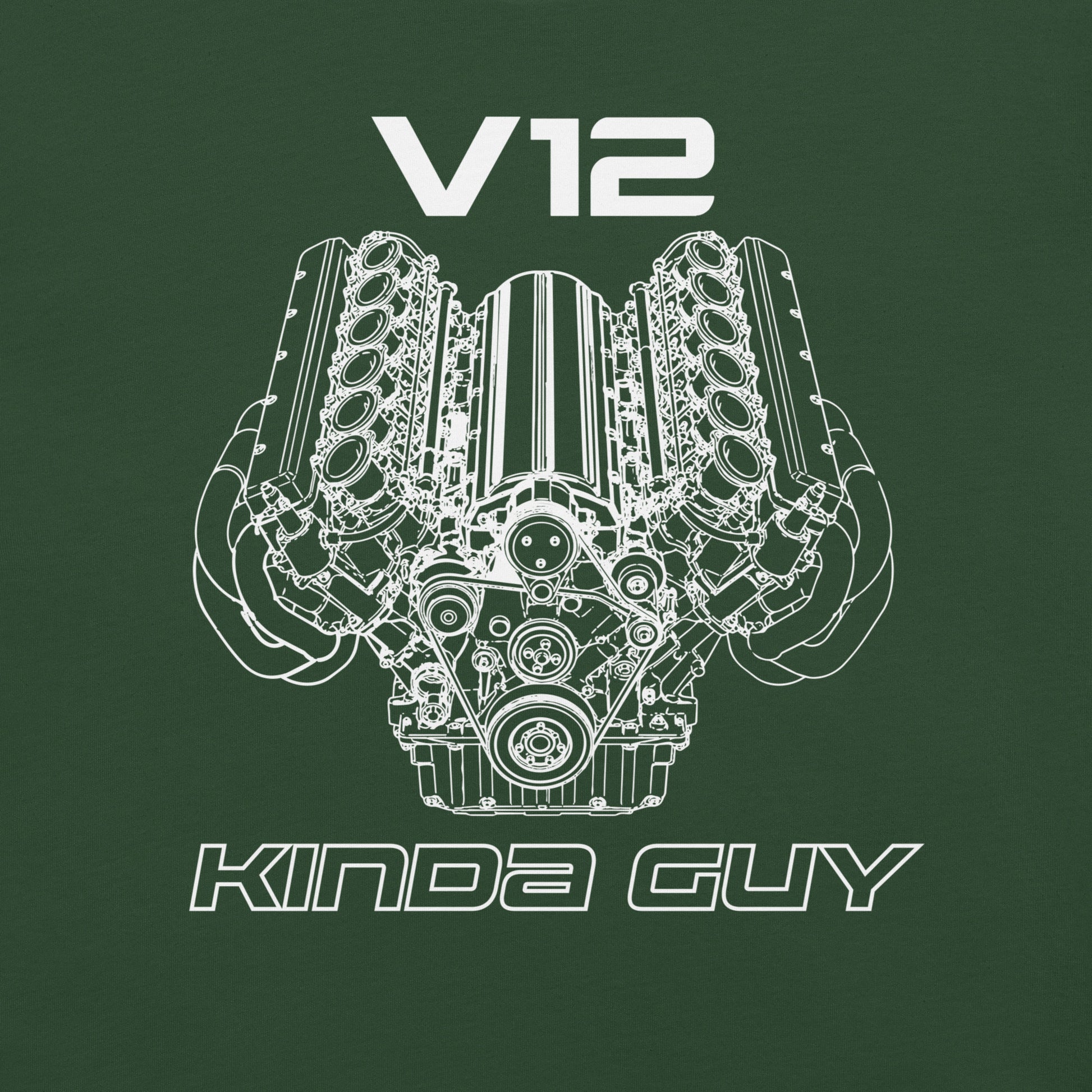 V12 Kinda Guy Tee — Marque automotive apparel