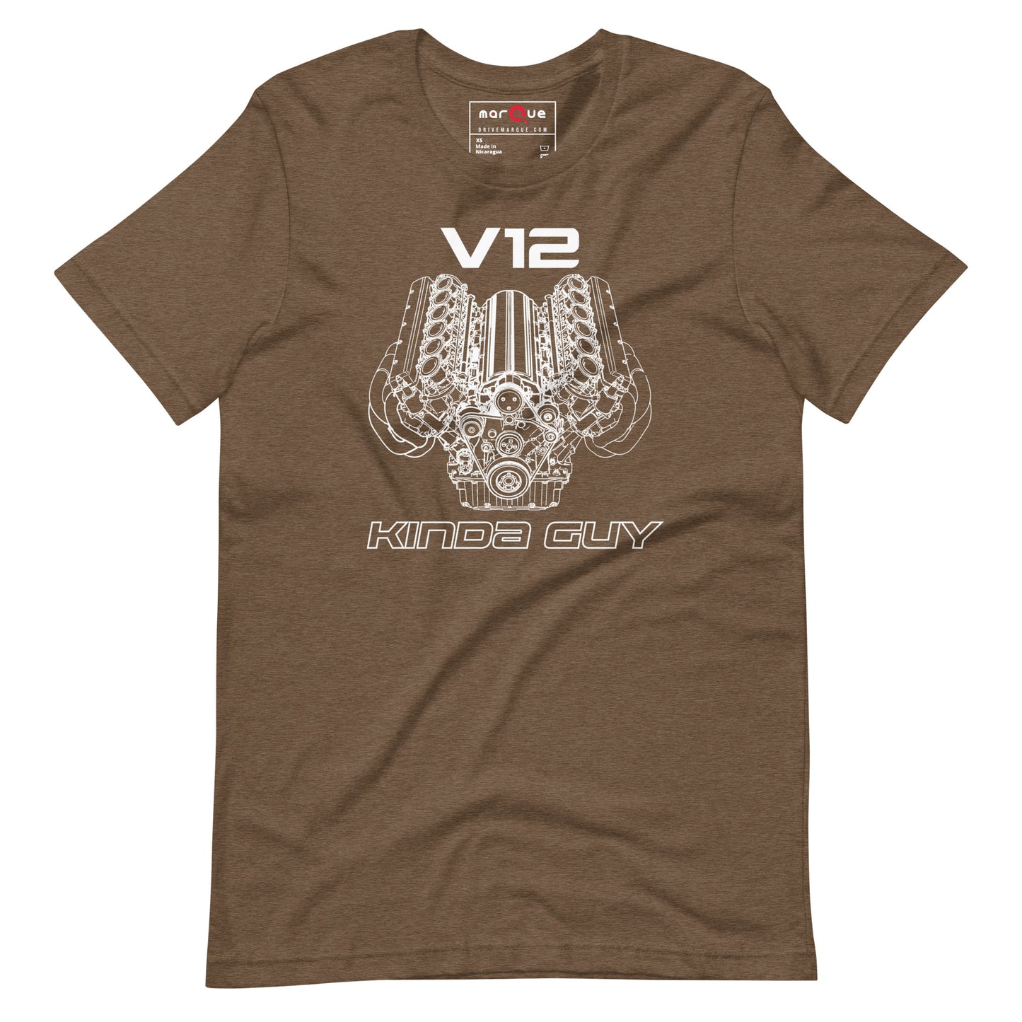 V12 Kinda Guy Tee — Marque automotive apparel