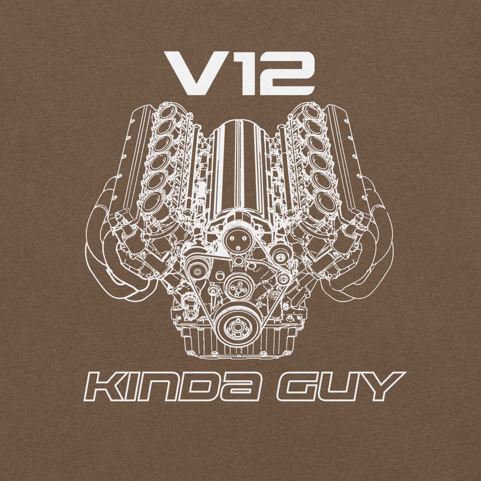 V12 Kinda Guy Tee — Marque automotive apparel