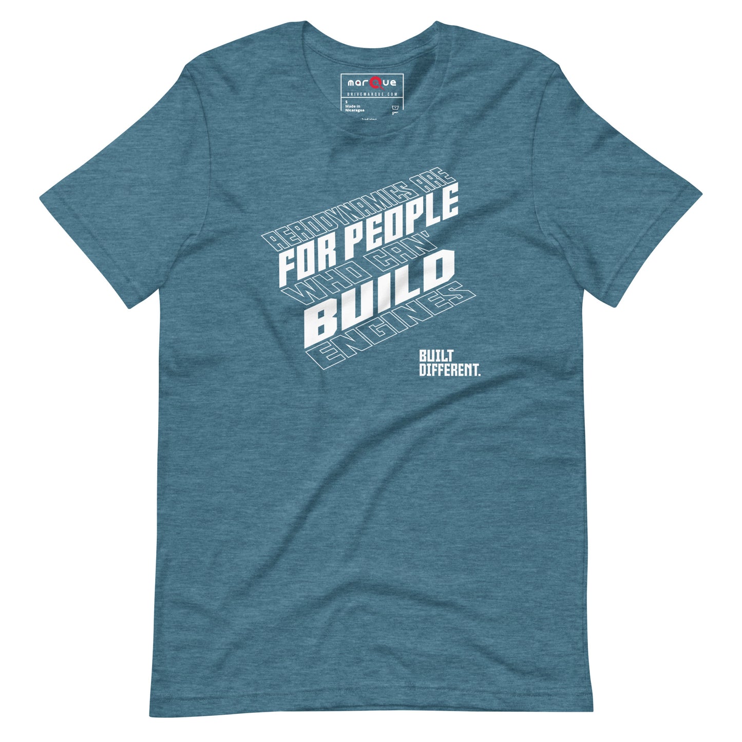 Engine Over Aero Tee — Marque automotive apparel