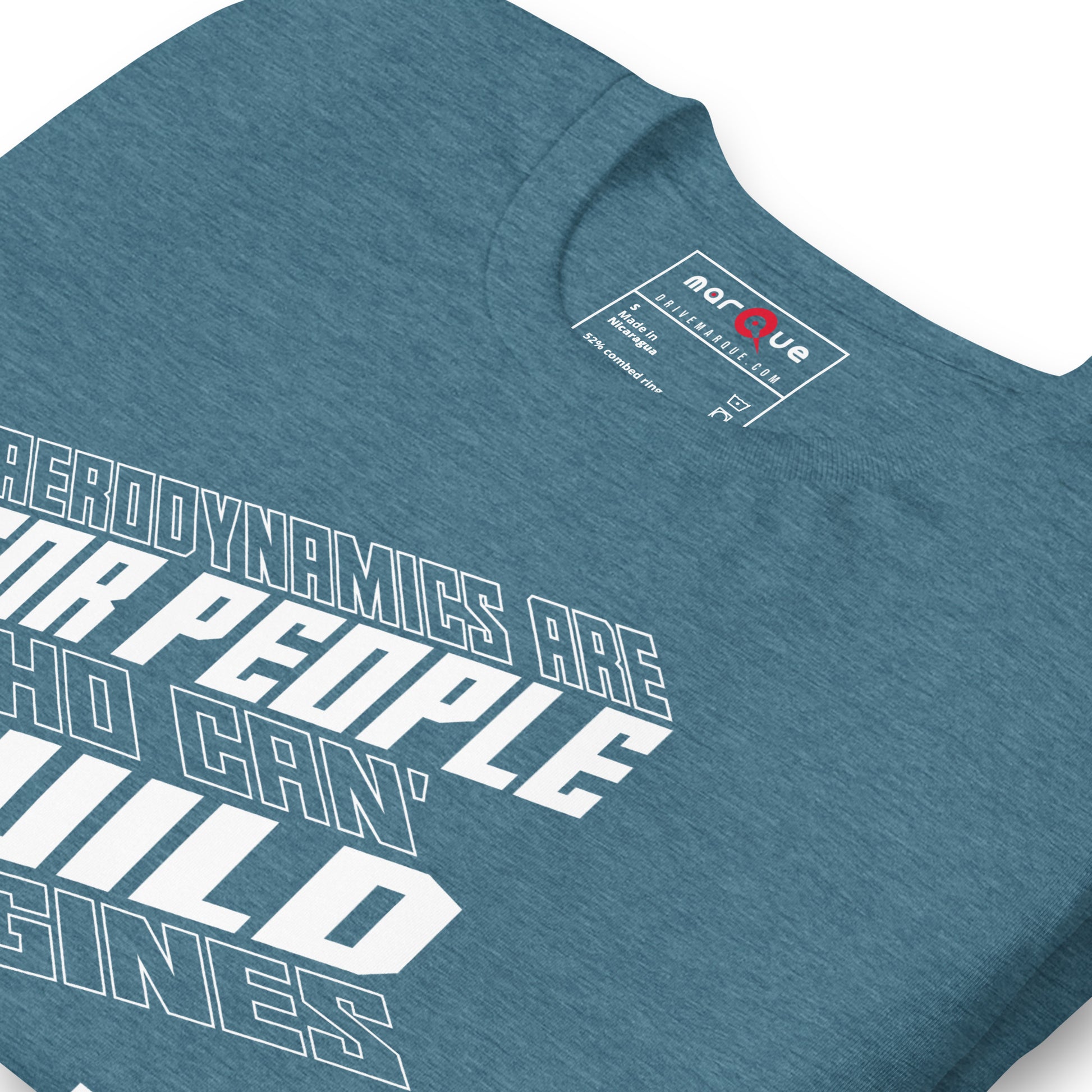 Engine Over Aero Tee — Marque automotive apparel