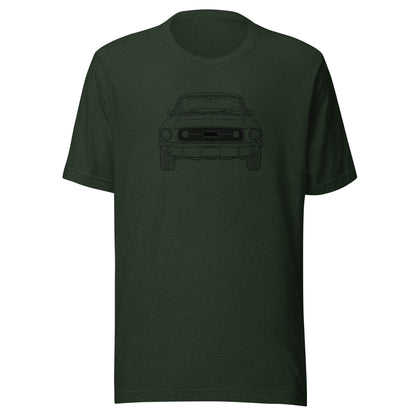 Classic Muscle vintage American fastback sketch graphic t-shirt — Marque