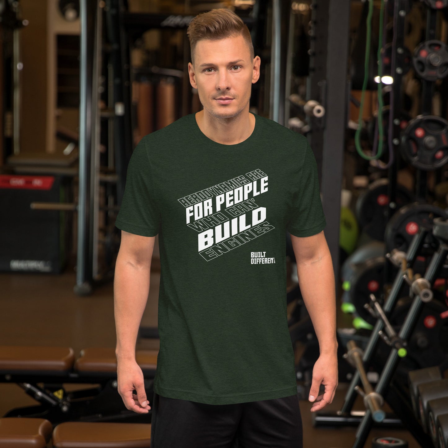 Engine Over Aero Tee — Marque automotive apparel