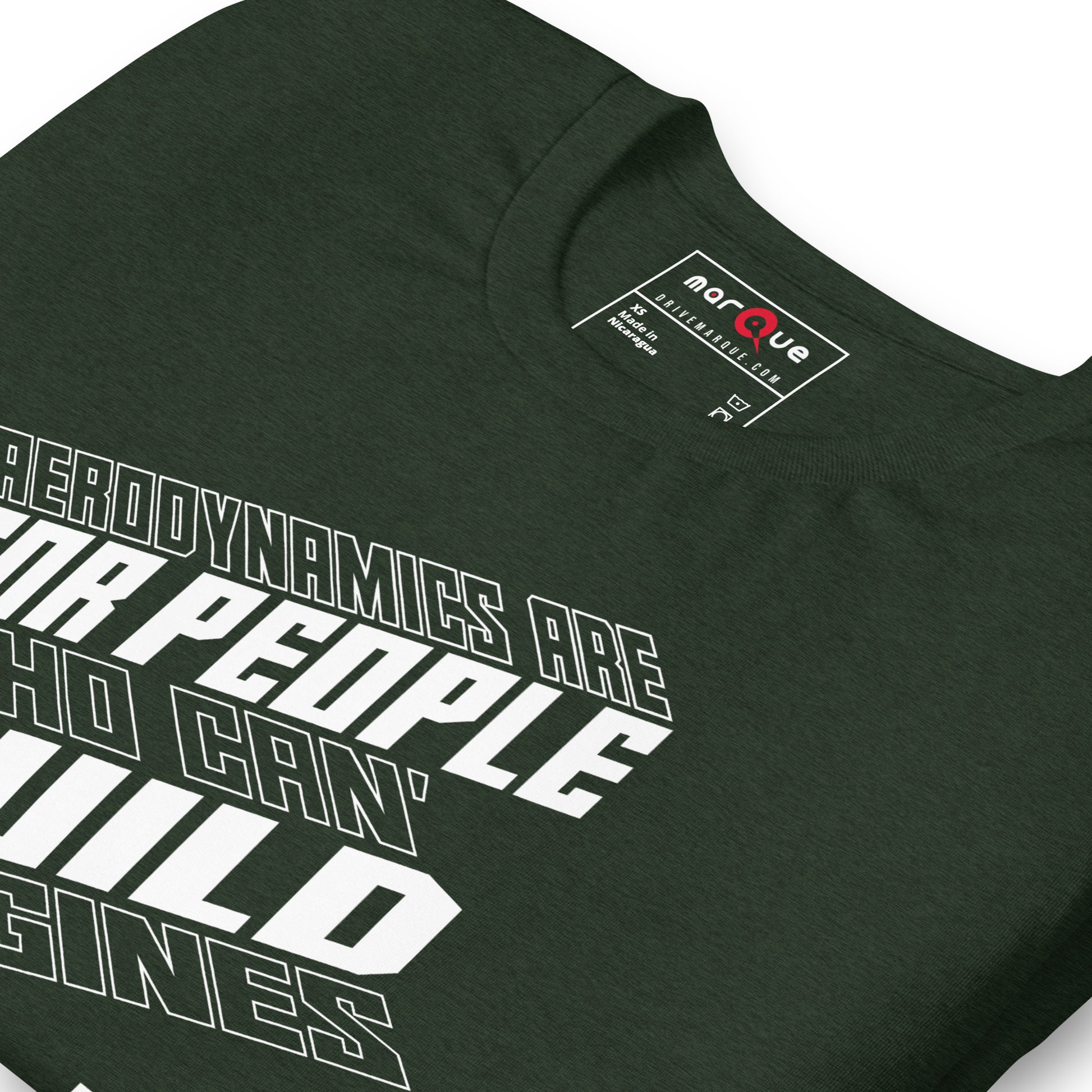Engine Over Aero Tee — Marque automotive apparel