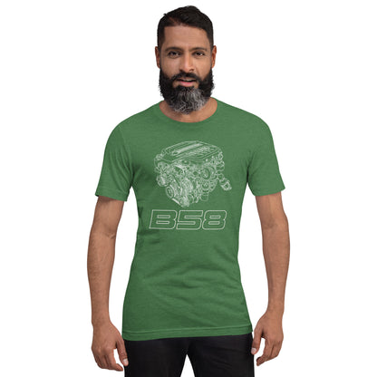 B58 Exploded View Tee — Marque automotive apparel