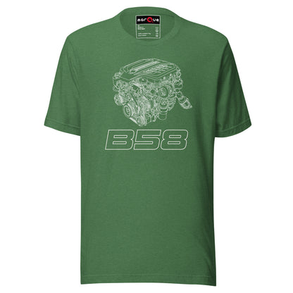B58 Exploded View Tee — Marque automotive apparel