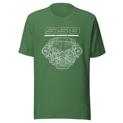 Engine Icons S58 graphic t-shirt — Marque