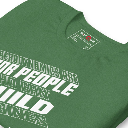 Engine Over Aero Tee — Marque automotive apparel