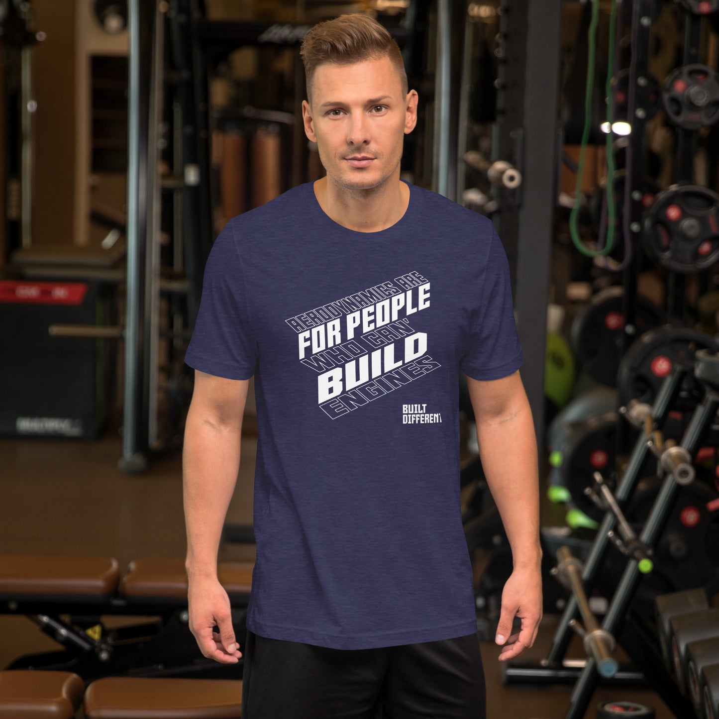 Engine Over Aero Tee — Marque automotive apparel