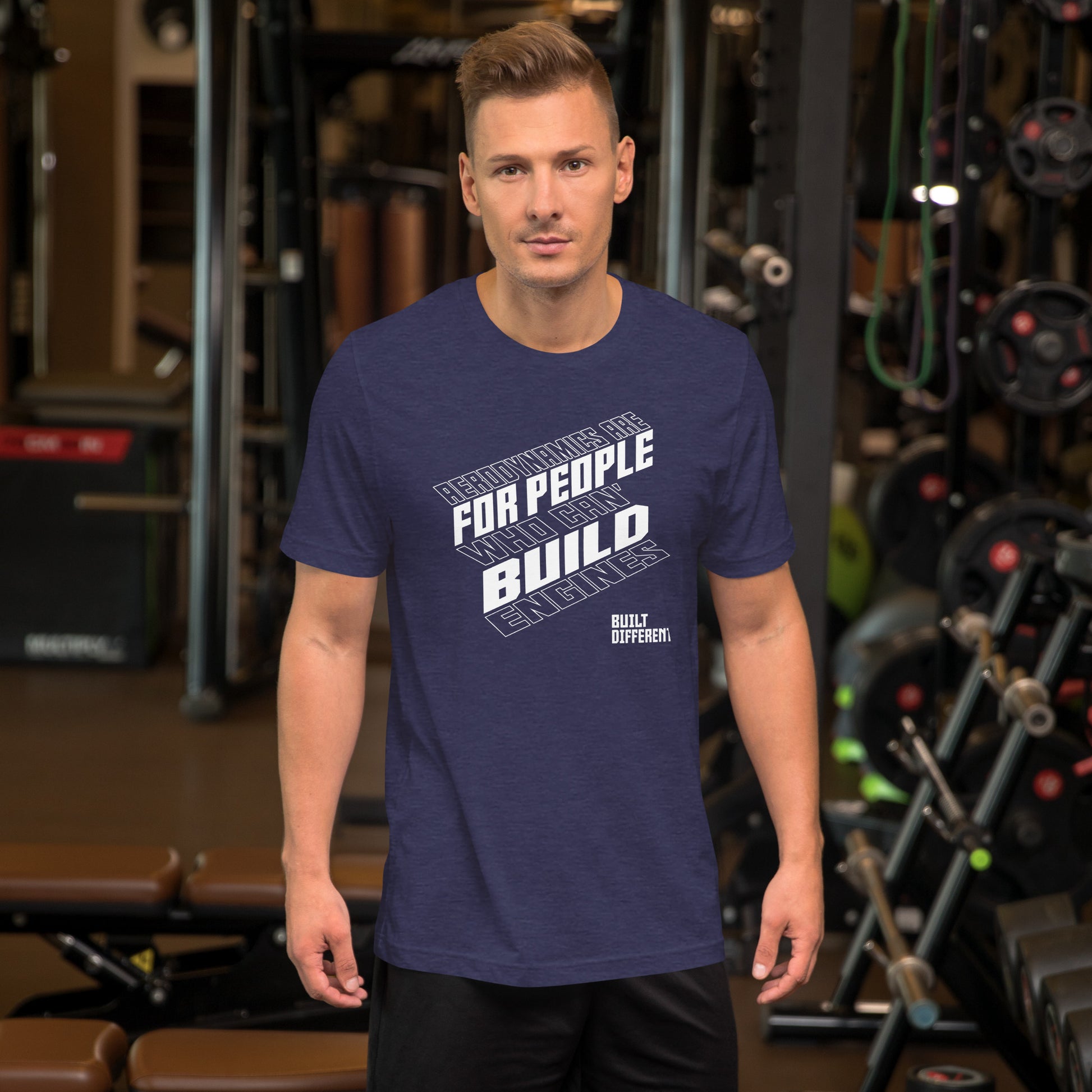 Engine Over Aero Tee — Marque automotive apparel