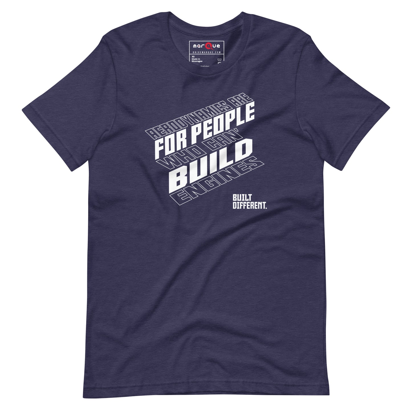 Engine Over Aero Tee — Marque automotive apparel