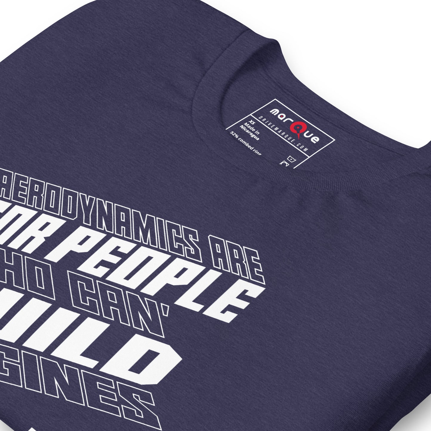 Engine Over Aero Tee — Marque automotive apparel