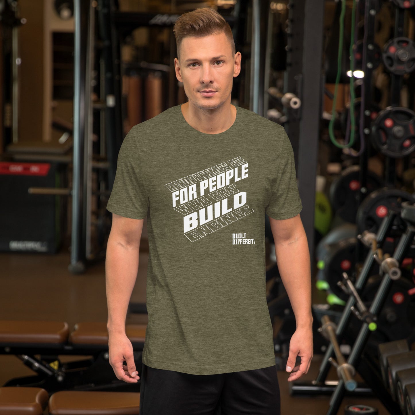 Engine Over Aero Tee — Marque automotive apparel