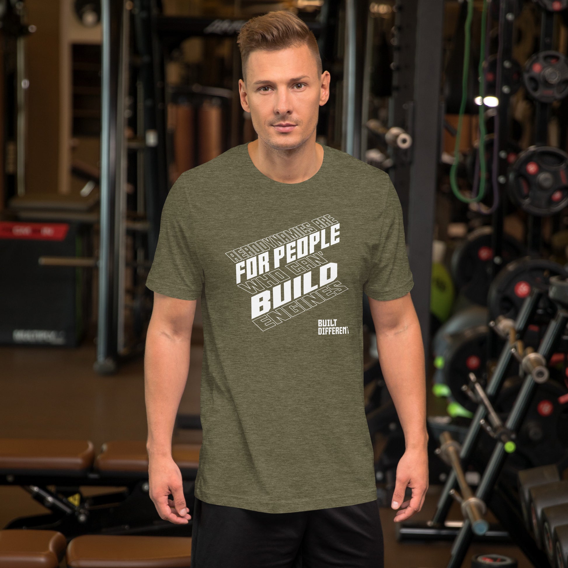 Engine Over Aero Tee — Marque automotive apparel