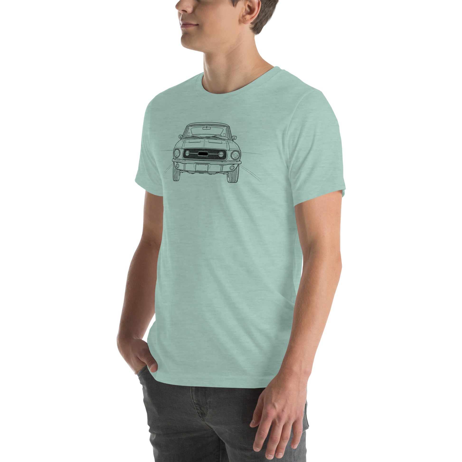 Fastback Front-End Sketch Tee — Marque automotive apparel