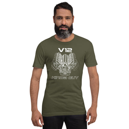 V12 Kinda Guy Tee — Marque automotive apparel