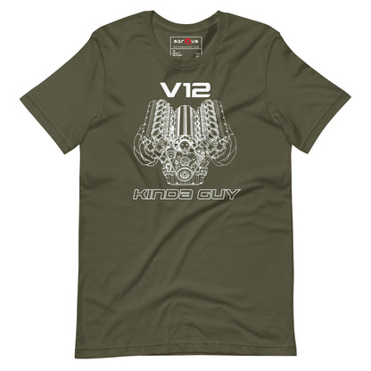 V12 Kinda Guy Tee — Marque automotive apparel