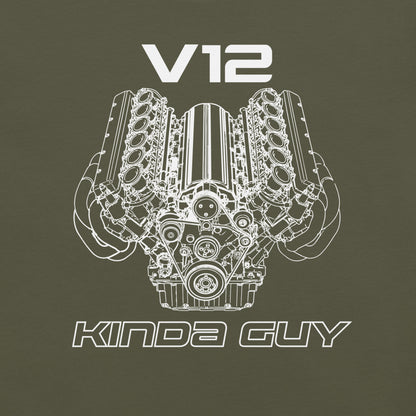 V12 Kinda Guy Tee — Marque automotive apparel