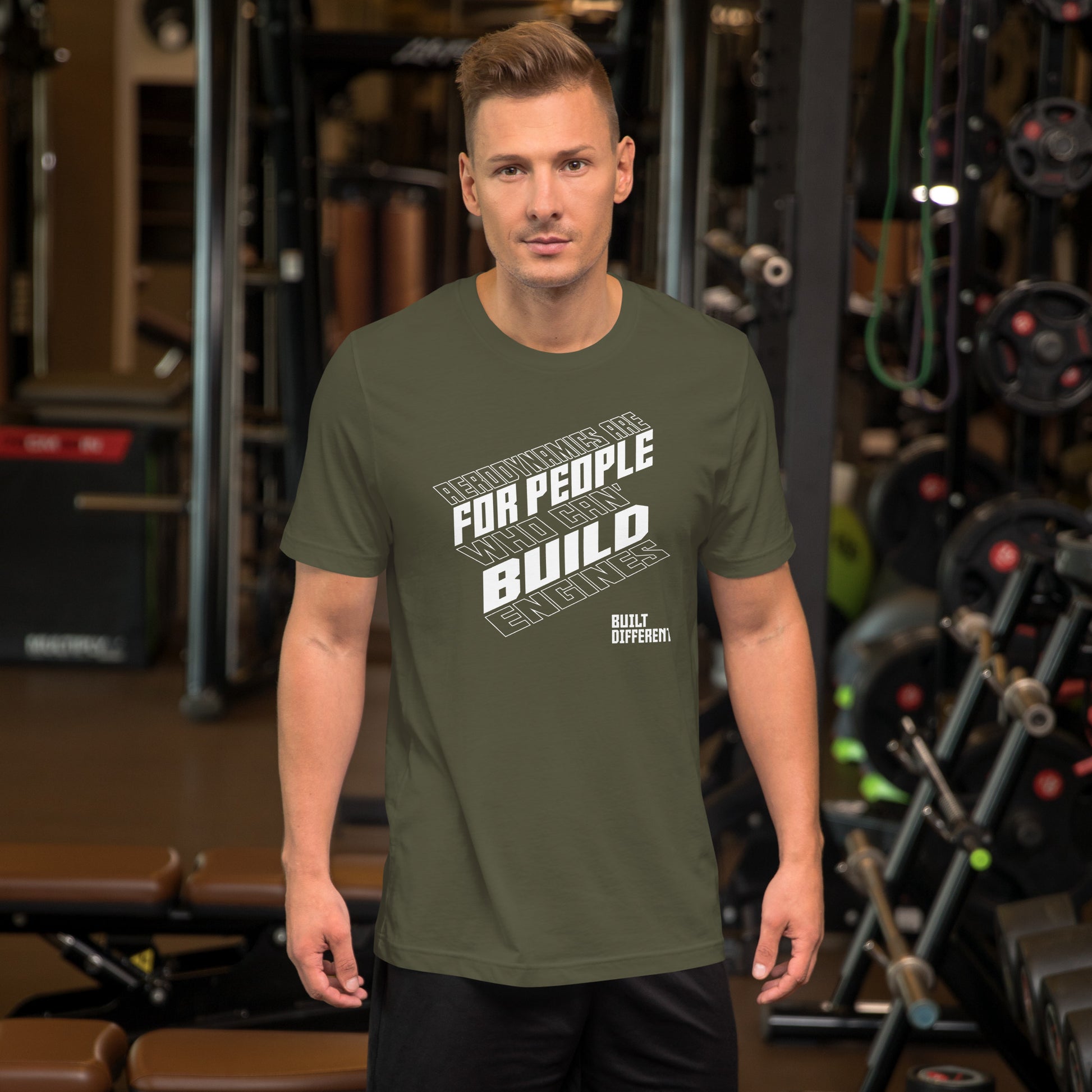 Engine Over Aero Tee — Marque automotive apparel