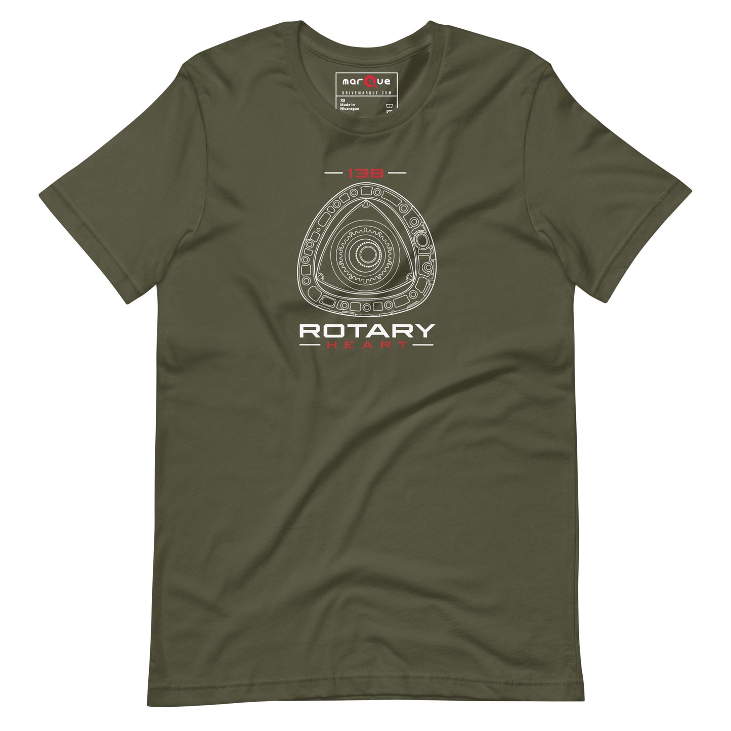 Rotary Heart Tee — Marque automotive apparel