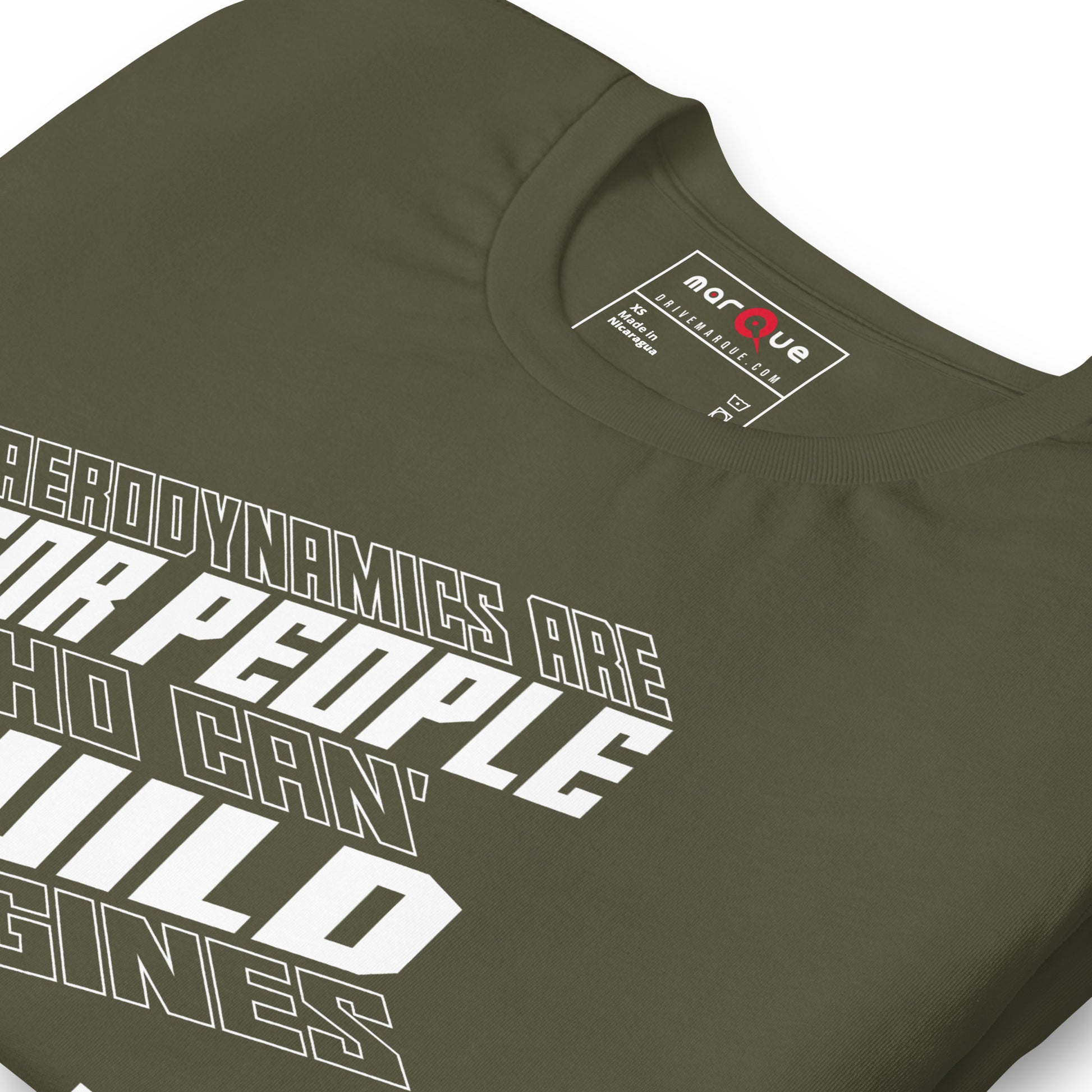 Engine Over Aero Tee — Marque automotive apparel