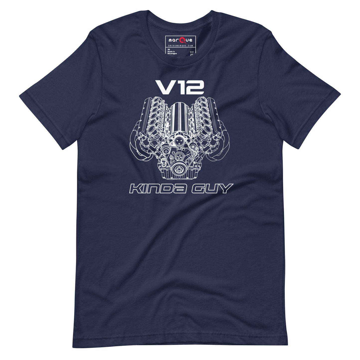 V12 Kinda Guy Tee — Marque automotive apparel