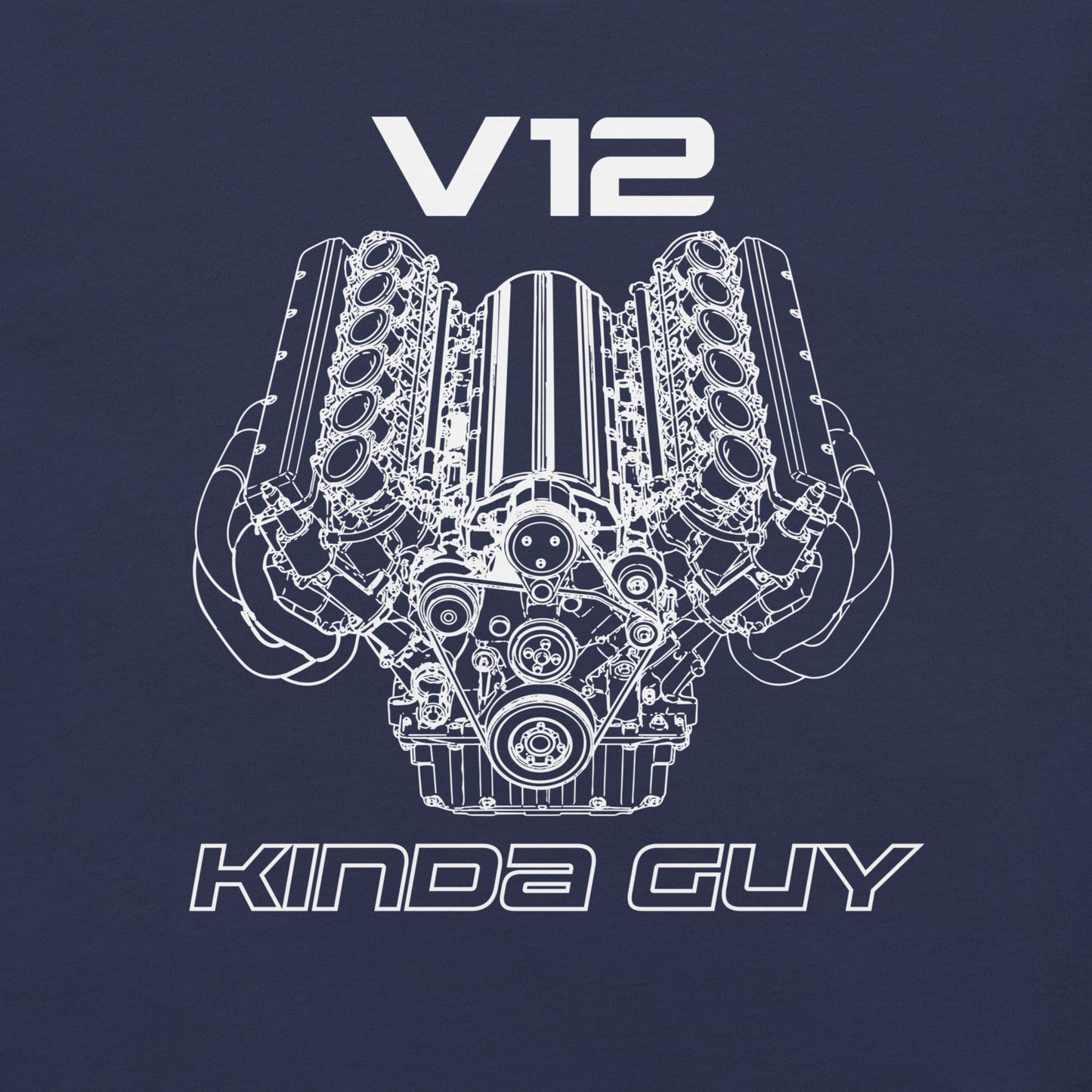 V12 Kinda Guy Tee — Marque automotive apparel