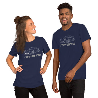 My-ATA Tee — It's Not Yours graphic t-shirt, Navy front view (3) — Marque automotive apparel