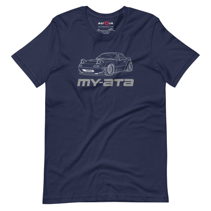 My-ATA Tee — It's Not Yours graphic t-shirt, Navy front view — Marque automotive apparel