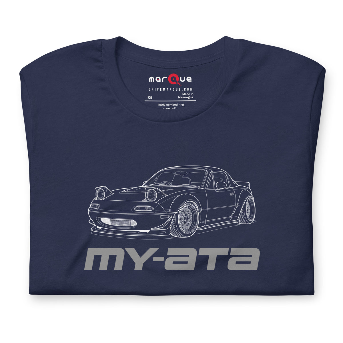 My-ATA Tee — It's Not Yours graphic t-shirt, Navy front view (2) — Marque automotive apparel