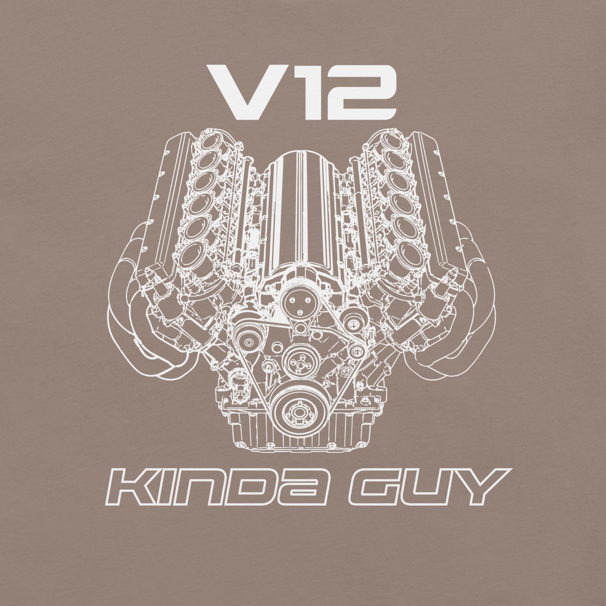 V12 Kinda Guy Tee — Marque automotive apparel