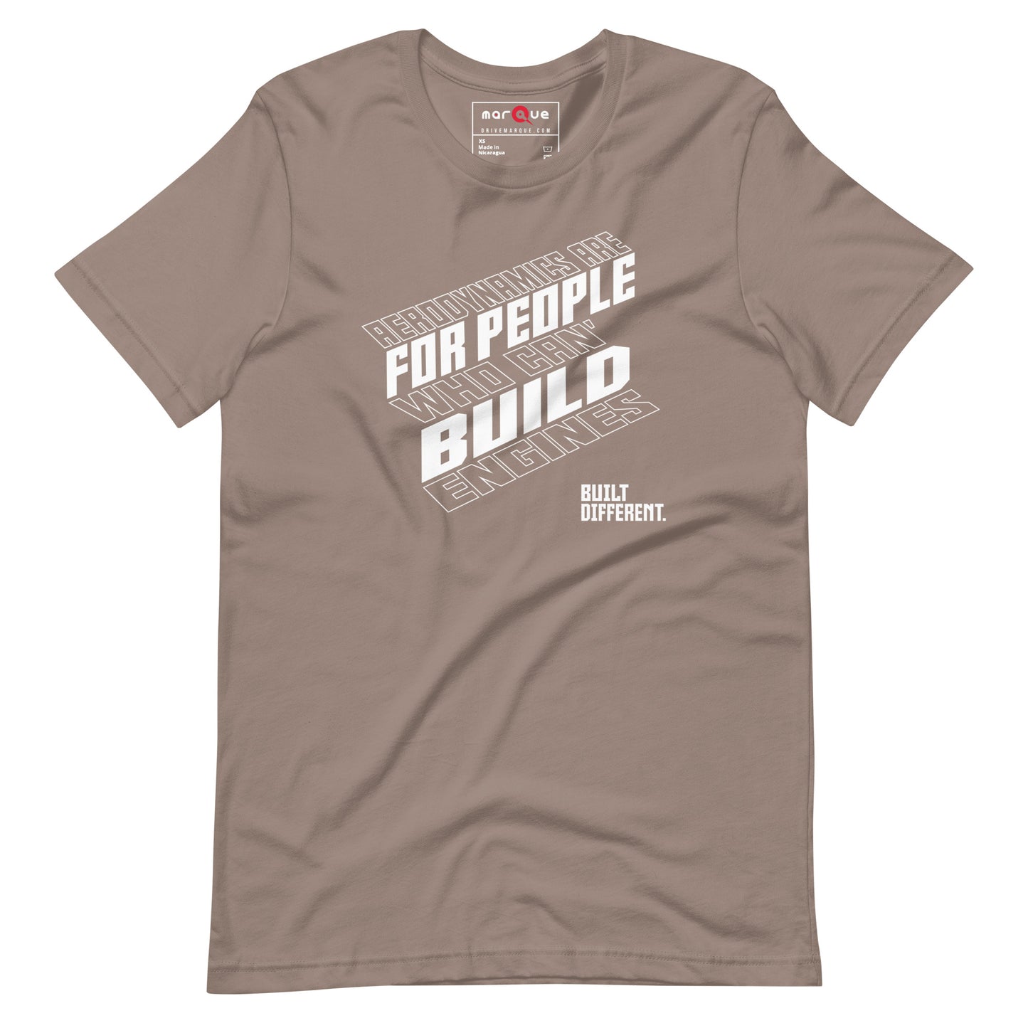 Engine Over Aero Tee — Marque automotive apparel