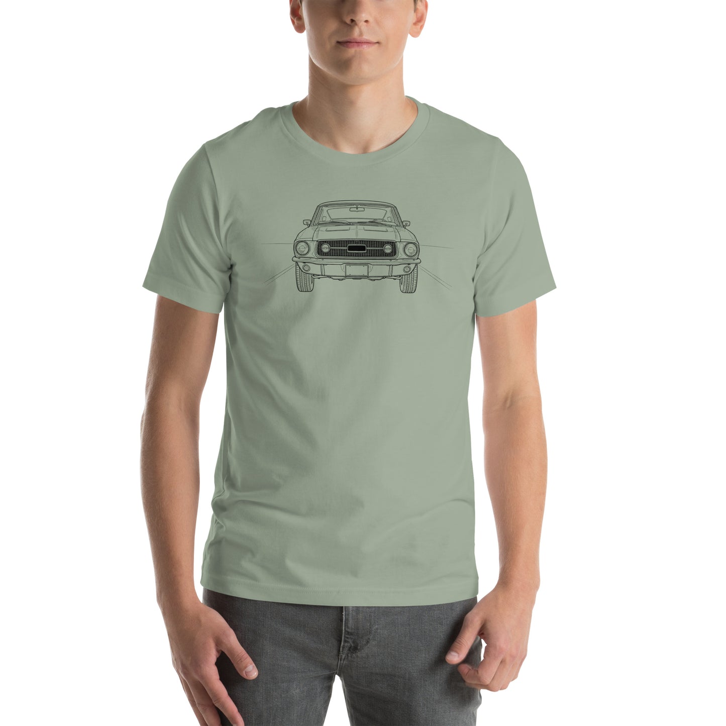 Fastback Front-End Sketch Tee — Marque automotive apparel