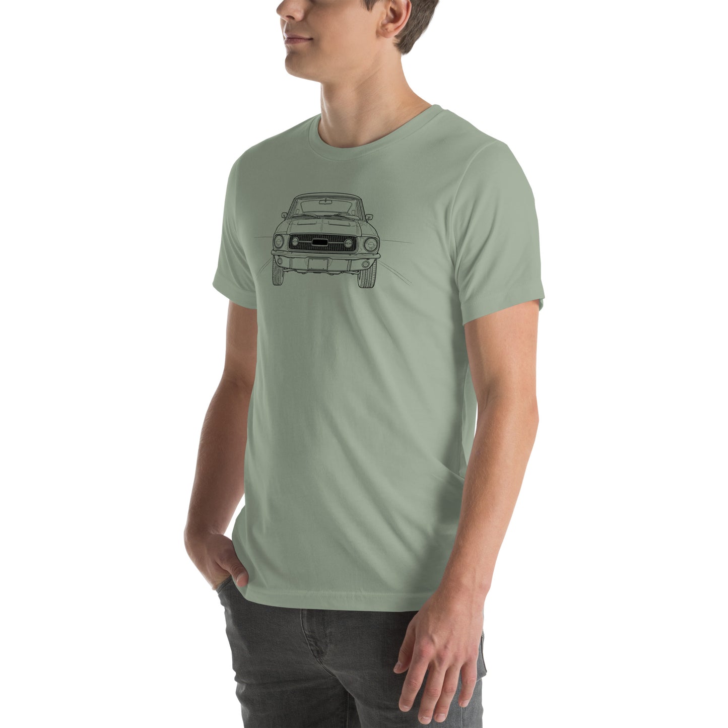 Fastback Front-End Sketch Tee — Marque automotive apparel