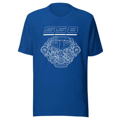 Engine Icons S58 graphic t-shirt — Marque