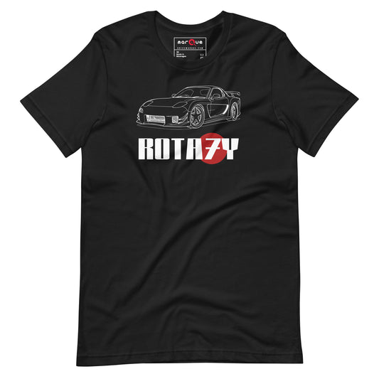 Retro Rotary 7 graphic t-shirt — Marque