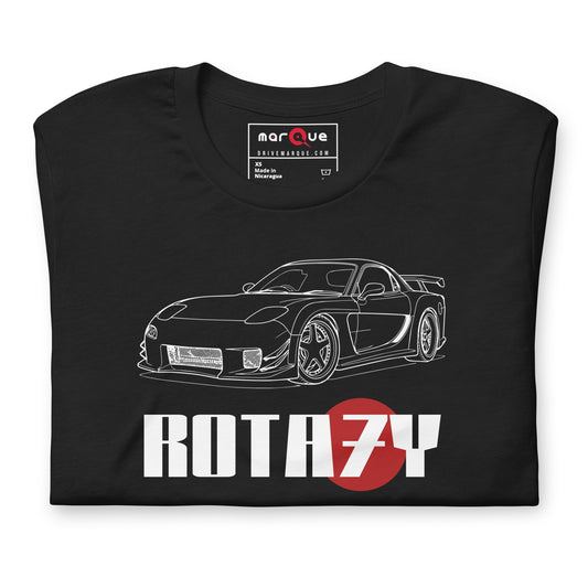Retro Rotary 7 graphic t-shirt — Marque