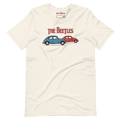 Four of a Kind Tee — Air-Cooled Flat-Four graphic t-shirt, Vintage White front view — Marque automotive apparel