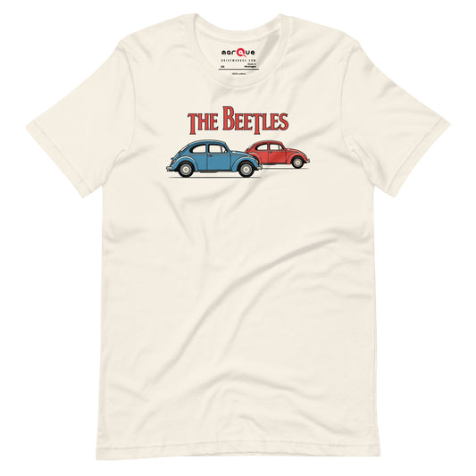 Four of a Kind Tee — Air-Cooled Flat-Four graphic t-shirt, Vintage White front view — Marque automotive apparel