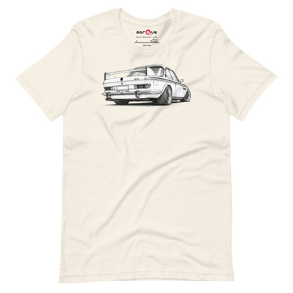 Design Icon Tee, Vintage White front view — Marque automotive apparel