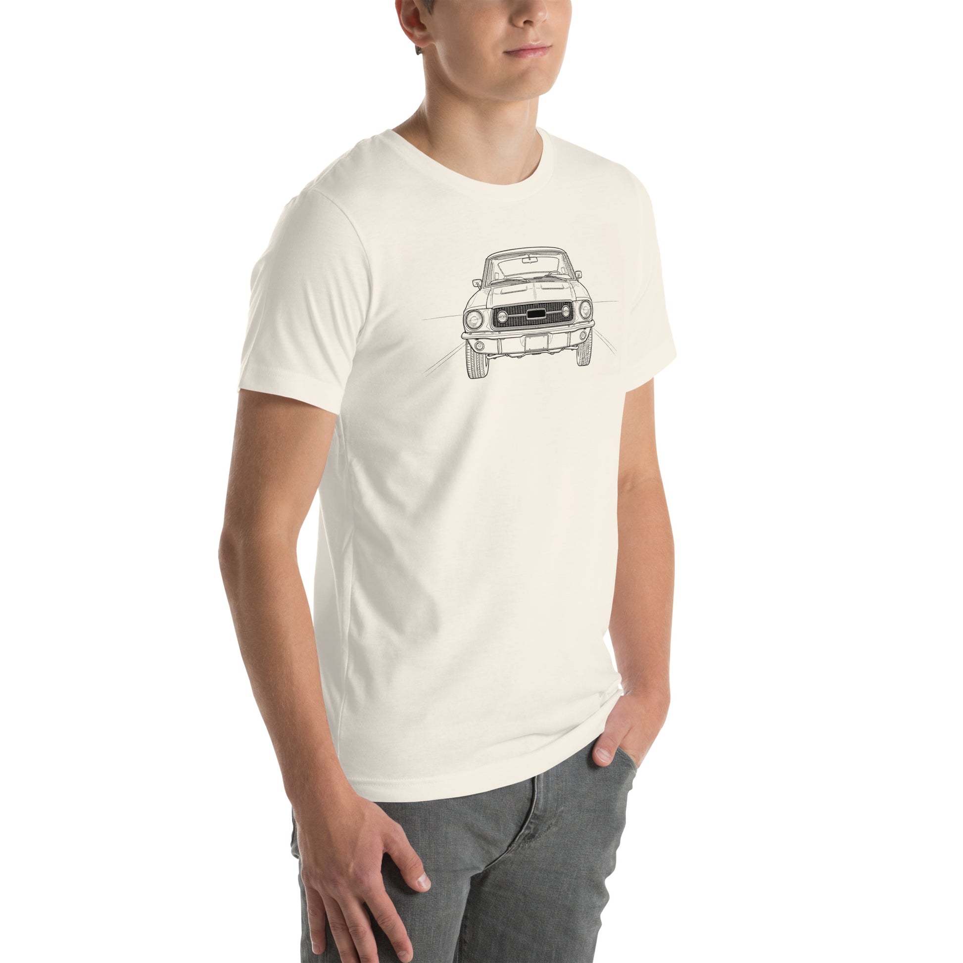 Fastback Front-End Sketch Tee — Marque automotive apparel