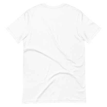Mk1 Hot Hatch Tee — Where It Started graphic t-shirt, White back view — Marque automotive apparel